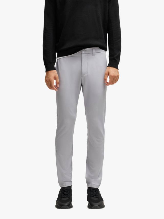 

Облегающие брюки-чиносы HUGO BOSS, цвет Light Grey