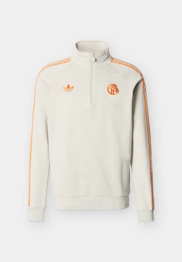Толстовка с половинной молнией FC Bayern Originals, Adidas Originals, алюминий — фото 3