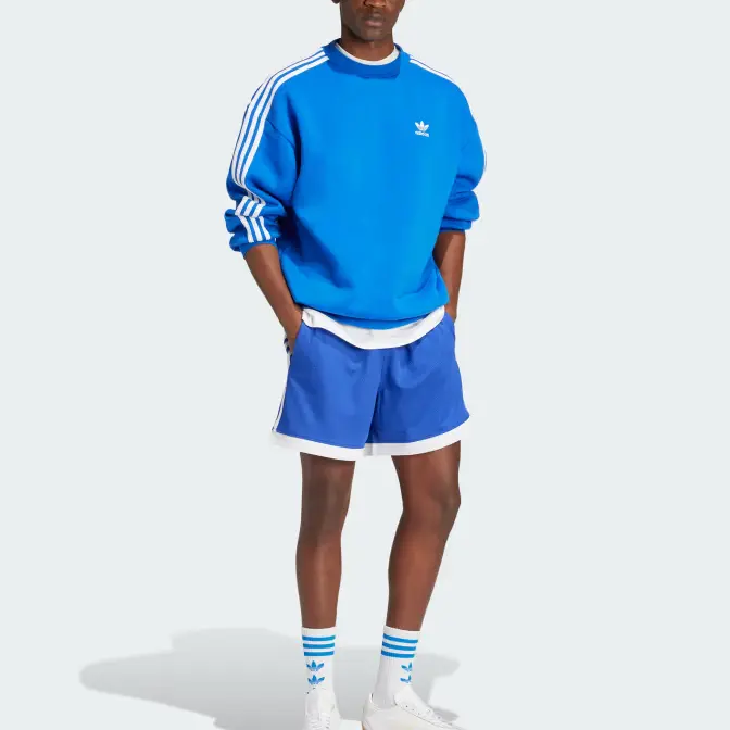 Толстовка Adi Color мужская синяя Adidas Originals, синий — фото 4