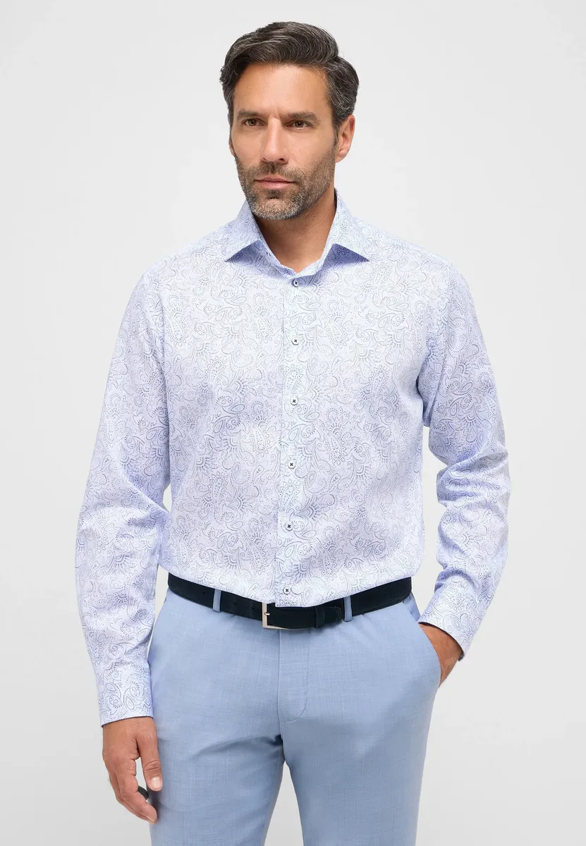 

Рубашка Eterna с длинными рукавами "MODERN FIT", голубой