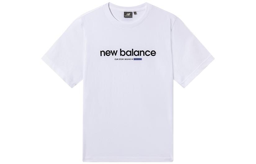 

Футболка унисекс белая New Balance, белый