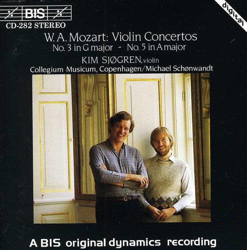 

CD диск Mozart / Schonwandt / Sjogren / Collegium Musicum: Violin Concertos 3 G KV216