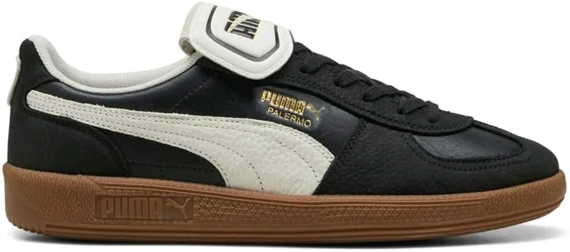 Мужские кроссовки PUMA Palermo Premium на шнуровке повседневные - черные, черный — фото 2