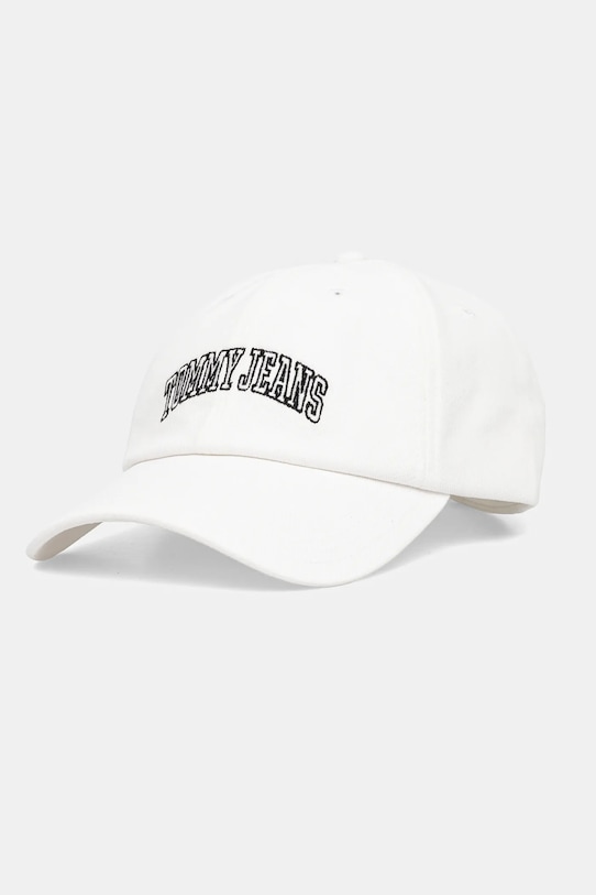 

Хлопковая кепка с козырьком Tommy Jeans, белый