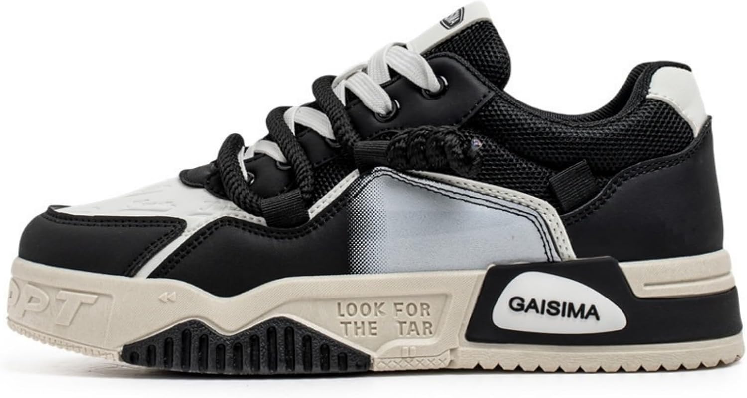 

Мужские массивные кроссовки на платформе, обувь в стиле 'дед', сетчатый дышащий верх, лето-осень, удобные, повседневные, спортивные, массивная платформа, тренировочные, нескользящие, легкие, размеры 7-11.5 Generic, черный