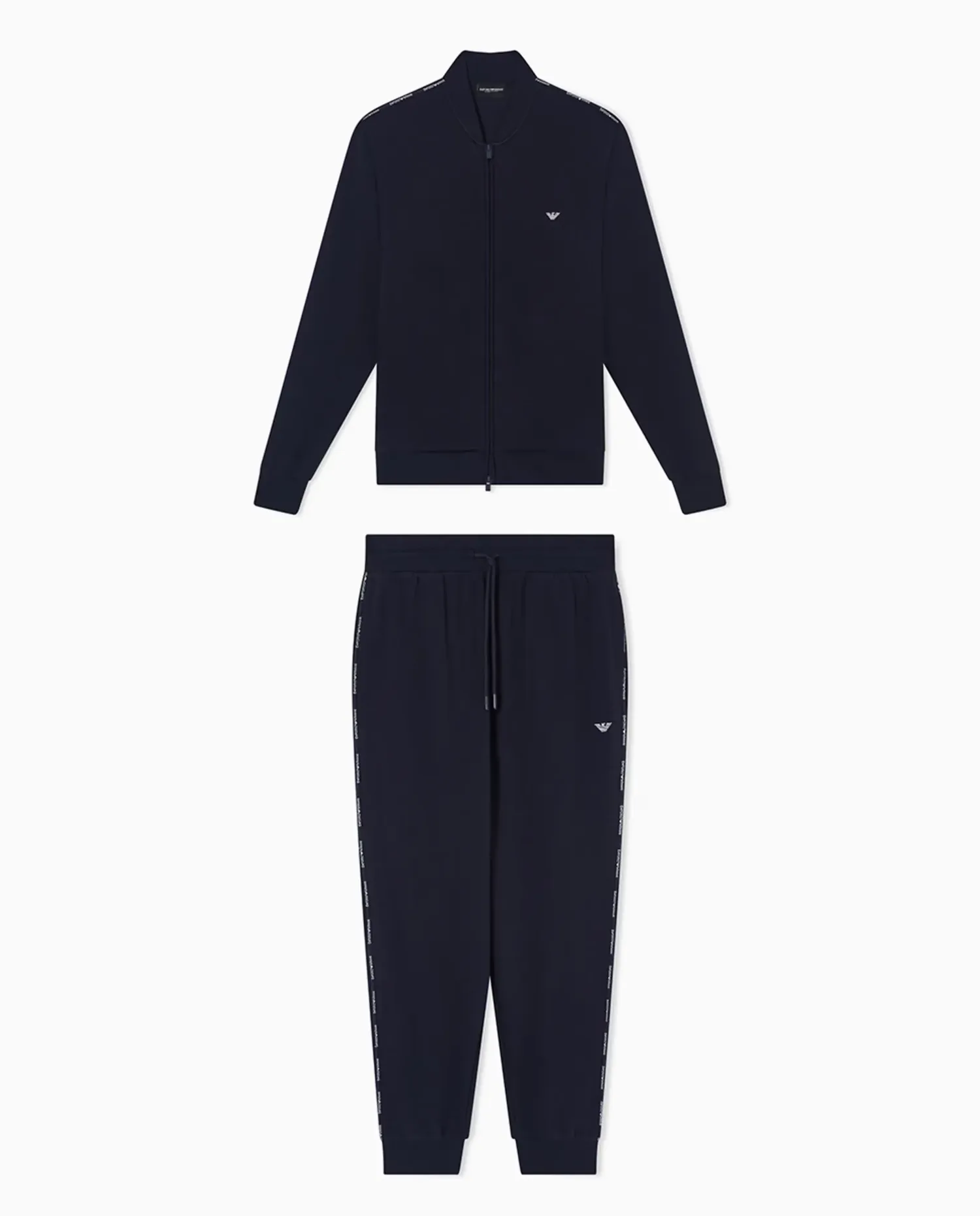 Мужской комплект домашней одежды Emporio Armani, темно-синий — фото 3
