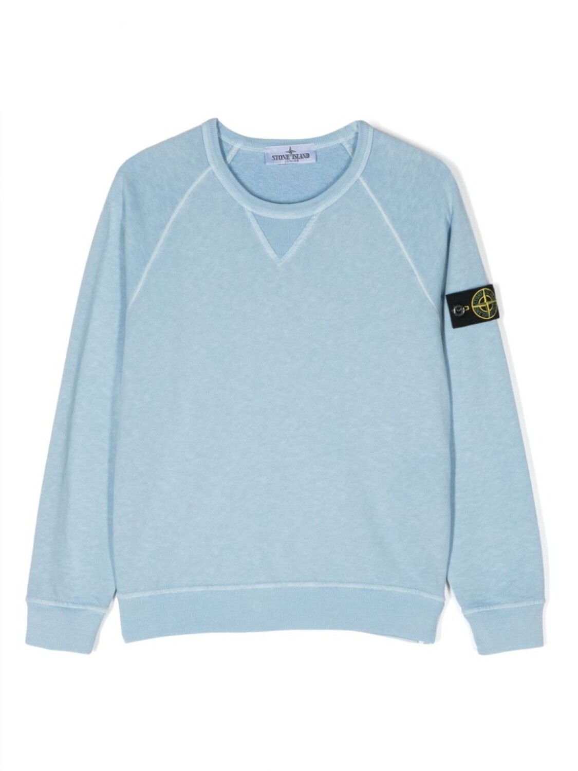

Stone Island Junior толстовка с нашивкой Compass, синий