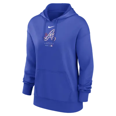 

Худи Nike Atlanta Braves Authentic Collection City Connect Practice, цвет Royal