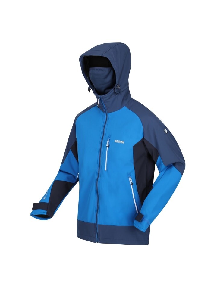 

Куртка софтшелл Regatta Outdoorjacke mit Kapuze Hewitts VII, синий