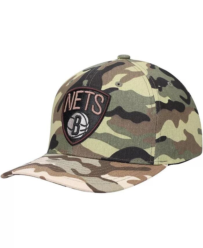 

Мужская камуфляжная кепка Brooklyn Nets Woodland Desert Snapback Mitchell & Ness