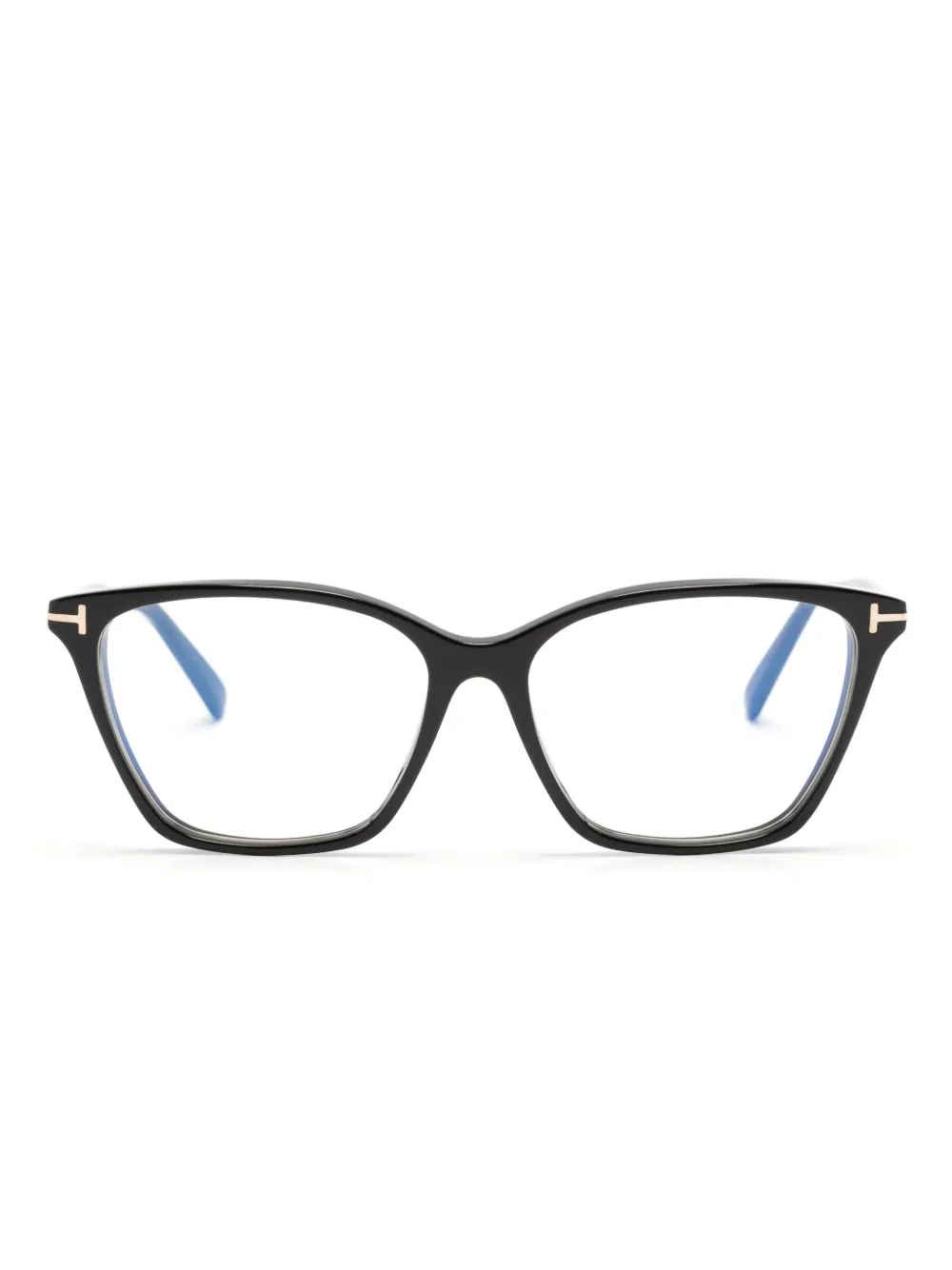 

Очки в прямоугольной оправе TOM FORD Eyewear, черный