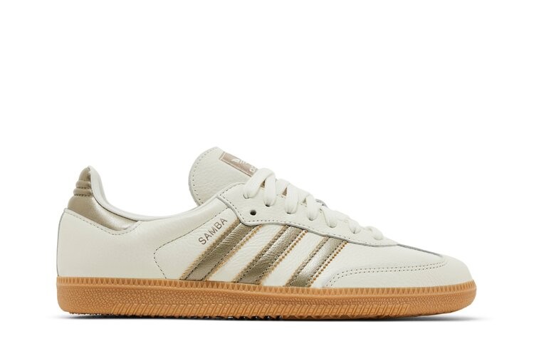 

Кроссовки Wmns Samba OG, цвет Off White Wonder Gold Metallic