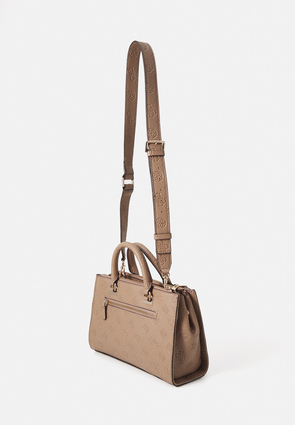

Сумка CRESIDIA STATUS SATCHEL Guess, серо-коричневый