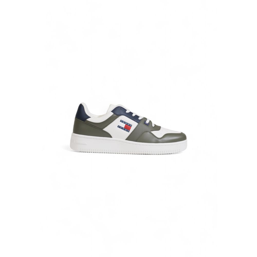 

Зеленые кожаные кроссовки Tommy Hilfiger