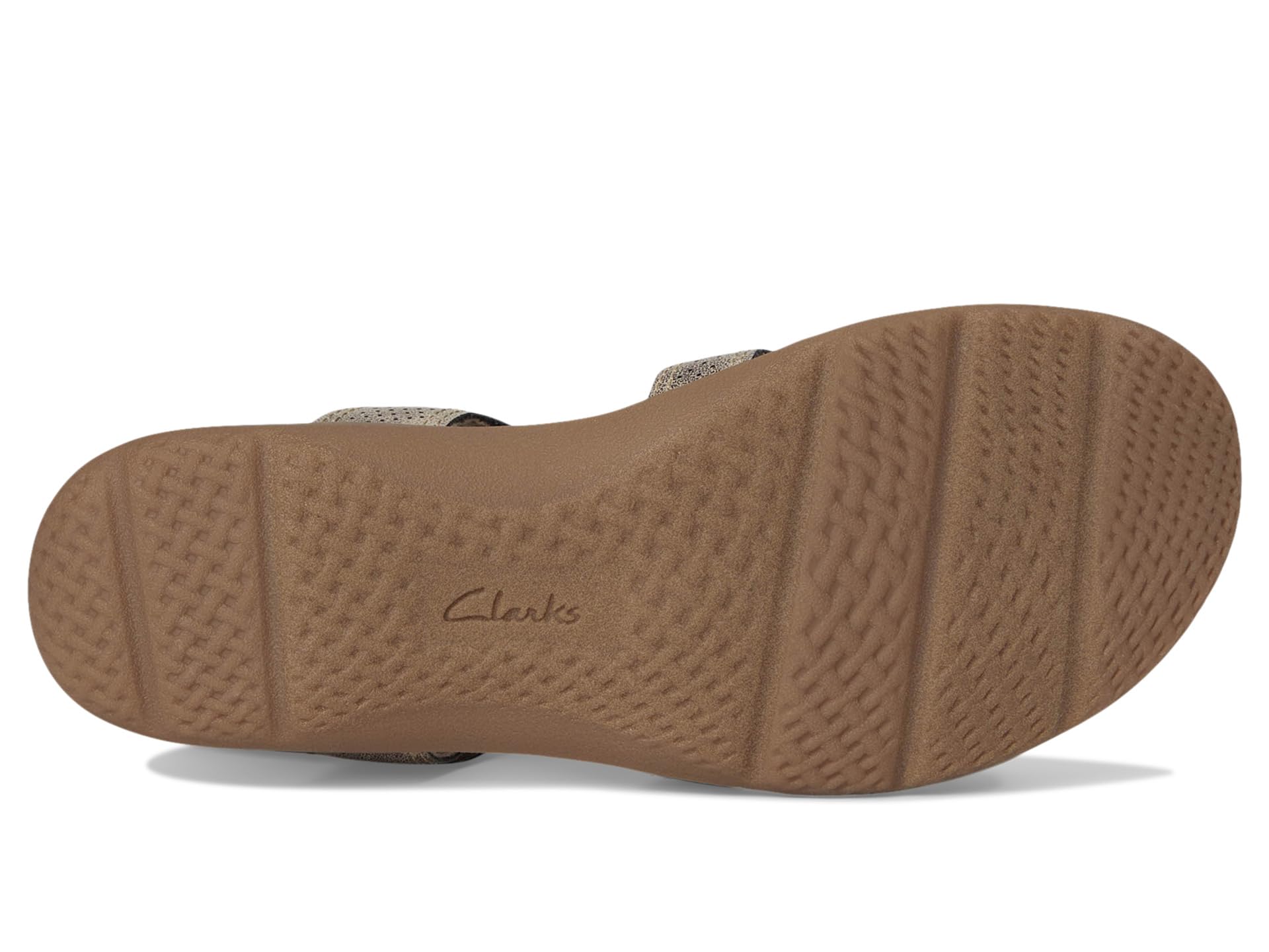 Сандалии Clarks Elizabelle Kay, цвет Taupe Metallic Synthetic — фото 3