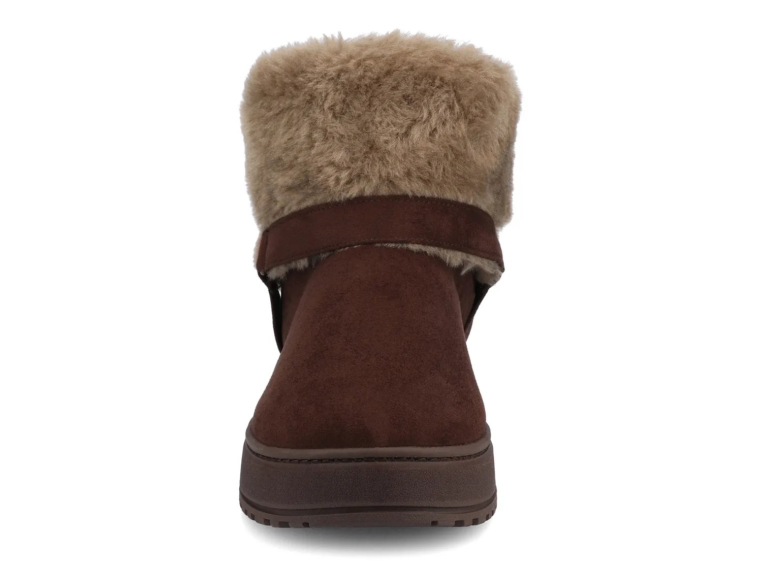 Тапочки Journee Thada Bootie Slipper - Women's, шоколадно-коричневый — фото 2