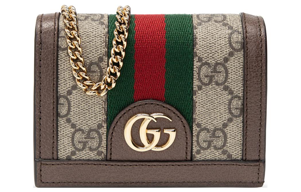 

Ophidia Кожаный Кардхолдер Наплечная Сумка, Кроссбоди Женская GUCCI