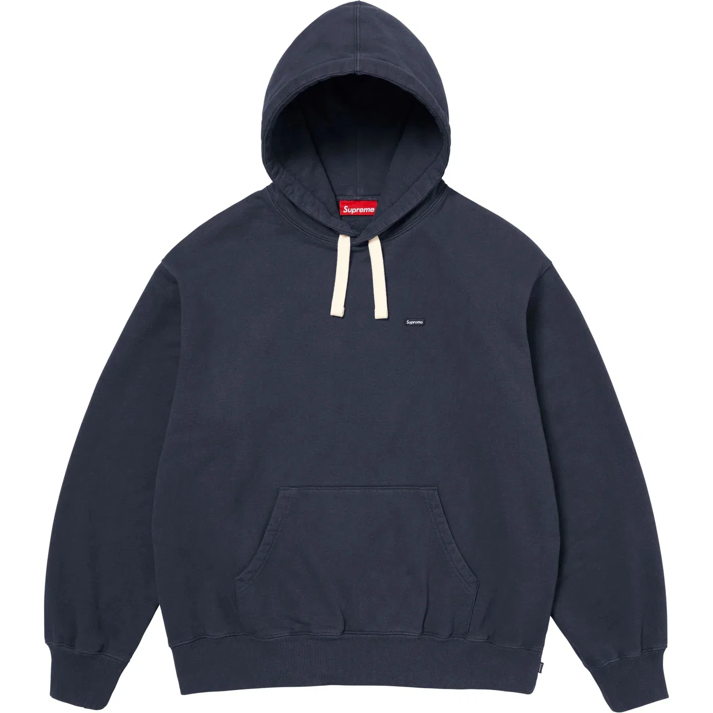 Худи Supreme Small Box Drawcord Морская синяя