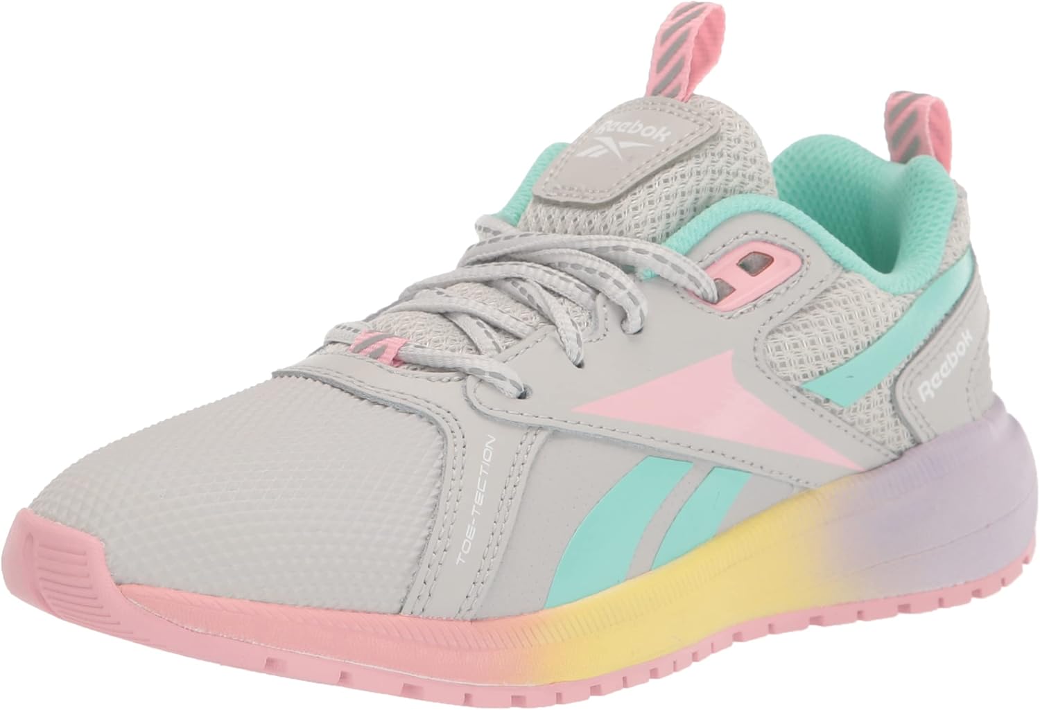 

Кроссовки Reebok для детей и взрослых, прочные, модель Xt, серый/розовый/мятный