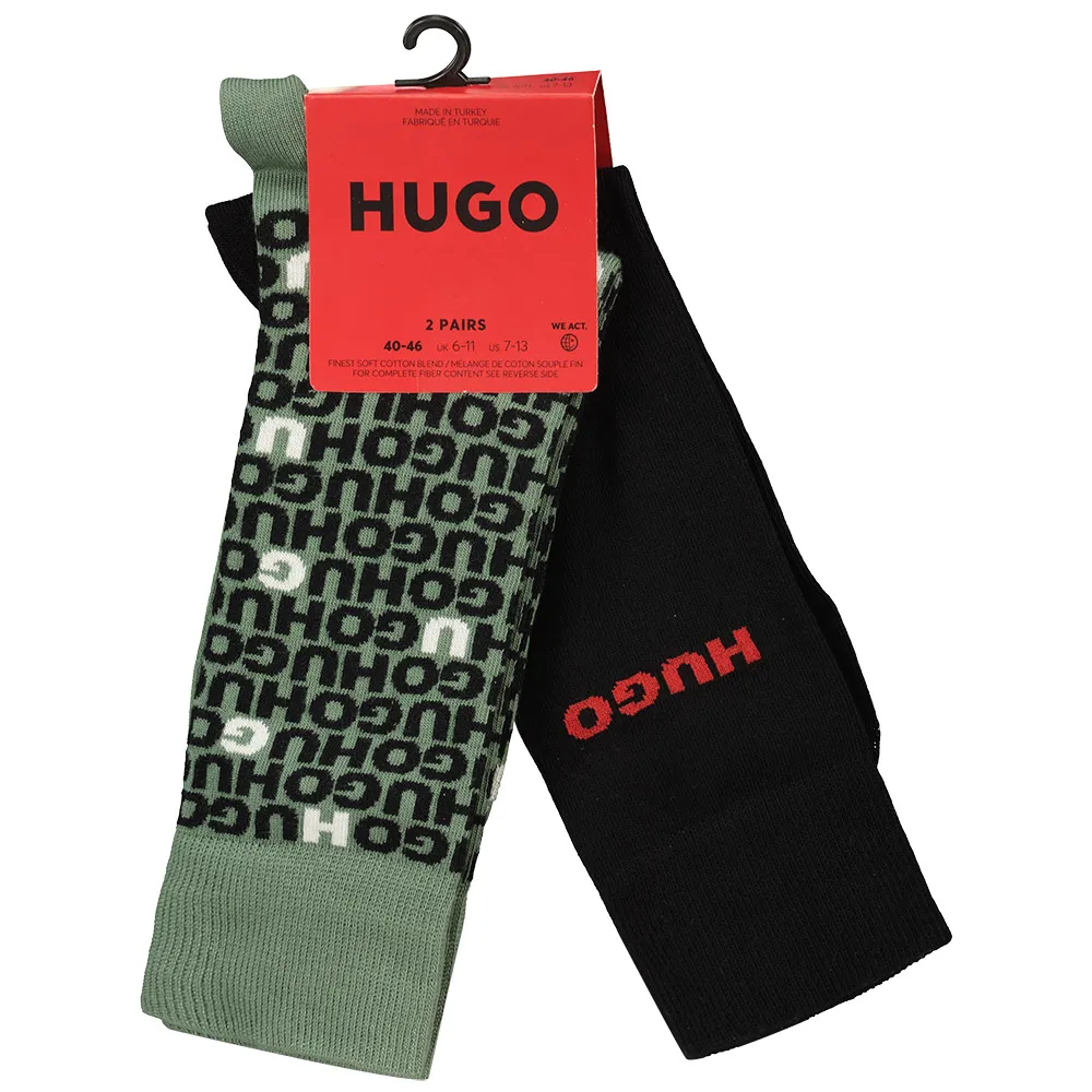 

Носки 2 шт HUGO Tortuga 10263791, зеленый