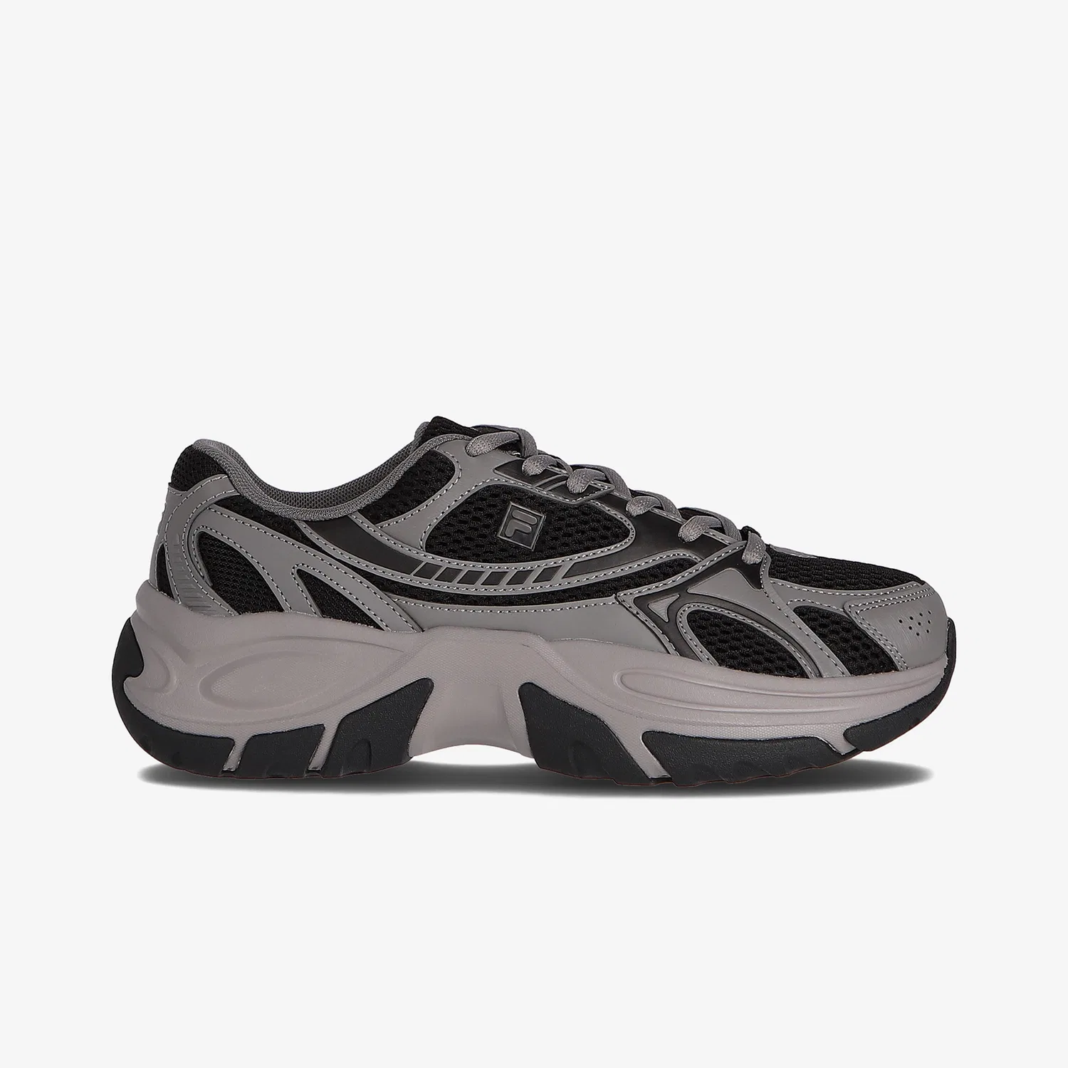 Мужские низкие кеды Wavy Max V2 серые с чёрным от Fila