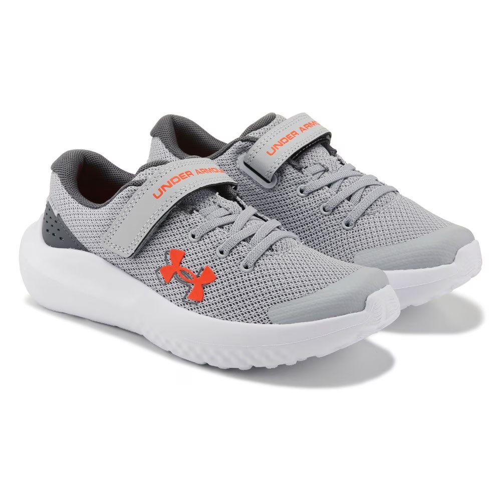 

Детская обувь для бега Under Armour surge 4 little kid, grey/orange