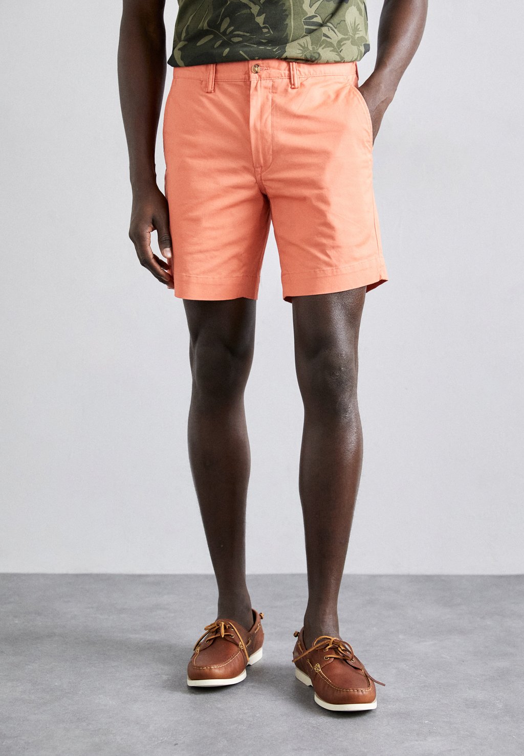 

Шорты 8-INCH STRETCH STRAIGHT FIT CHINO SHORT Polo Ralph Lauren, оранжевый