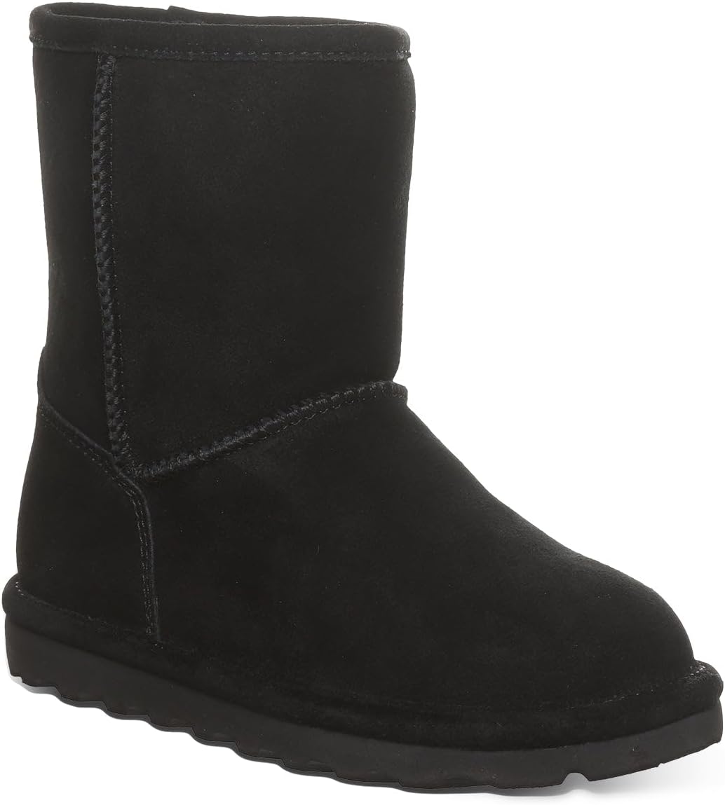 BEARPAW Elle Youth Разных цветов | Классические замшевые сапоги для молодежи | Сапоги для молодежи без шнурков | Уютные зимние сапоги, черный — фото 2