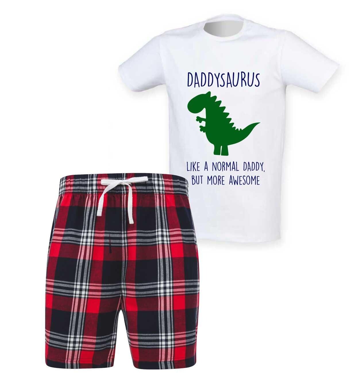 

Пижамный комплект Daddysaurus Daddy с динозавром 60 SECOND MAKEOVER, красный