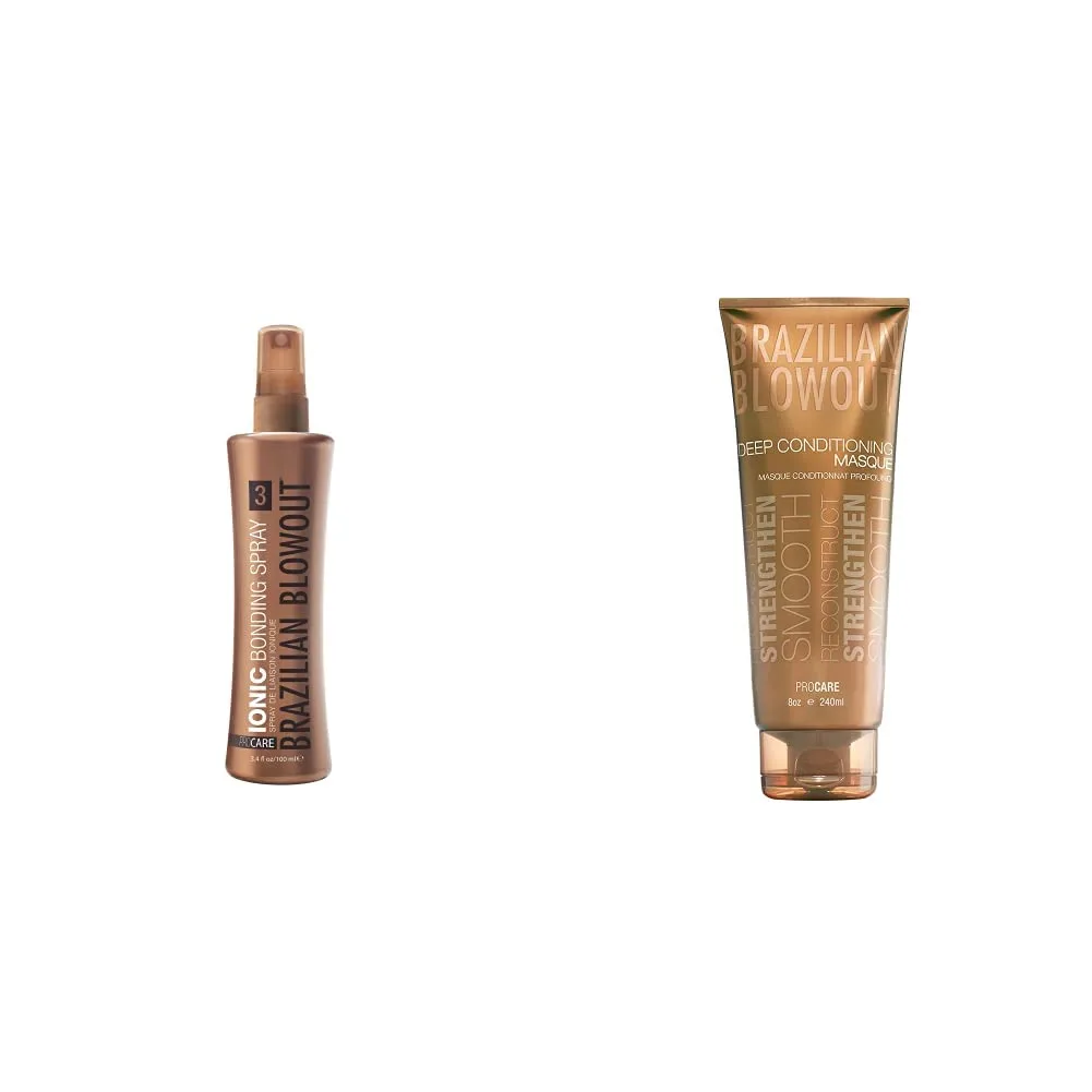Спрей для ионного восстановления волос Brazilian Blowout Ionic Bonding Spray, 95 мл (3,4 жидких унции). 96.39 г