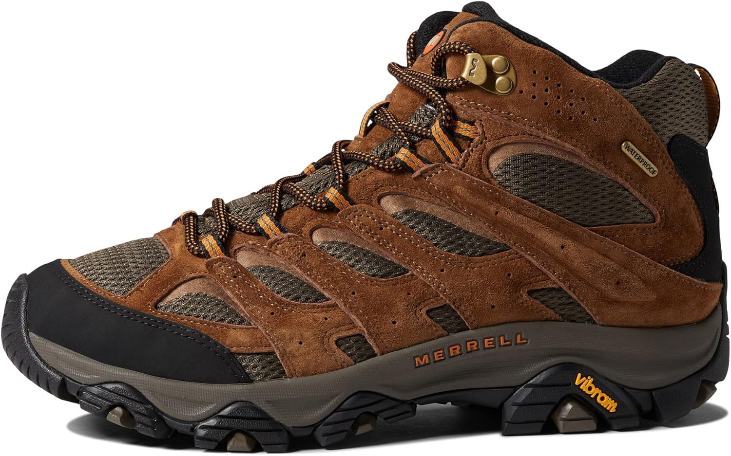 Мужские походные ботинки Merrell Moab 3 Mid водонепроницаемые, Earth — фото 4