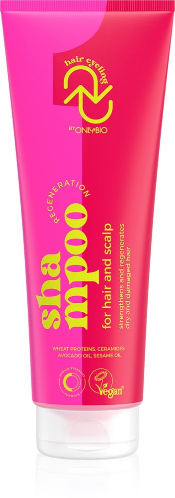 

Шампунь для восстановления цикла роста волос, глубоко действующий восстанавливающий шампунь для всех типов волос Onlybio, 250 мл