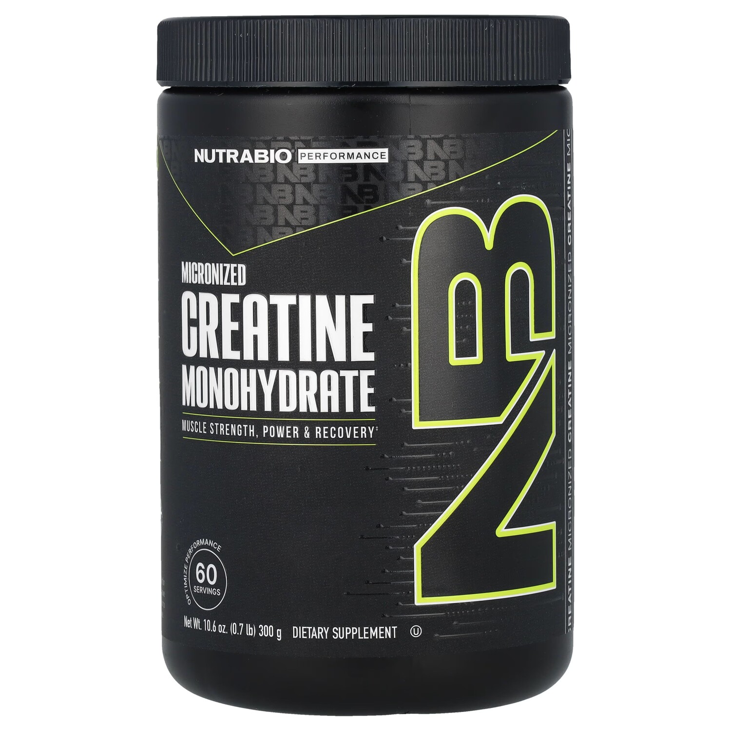 

Микронизированный моногидрат креатина, 10,6 унций (300 г) Nutrabio