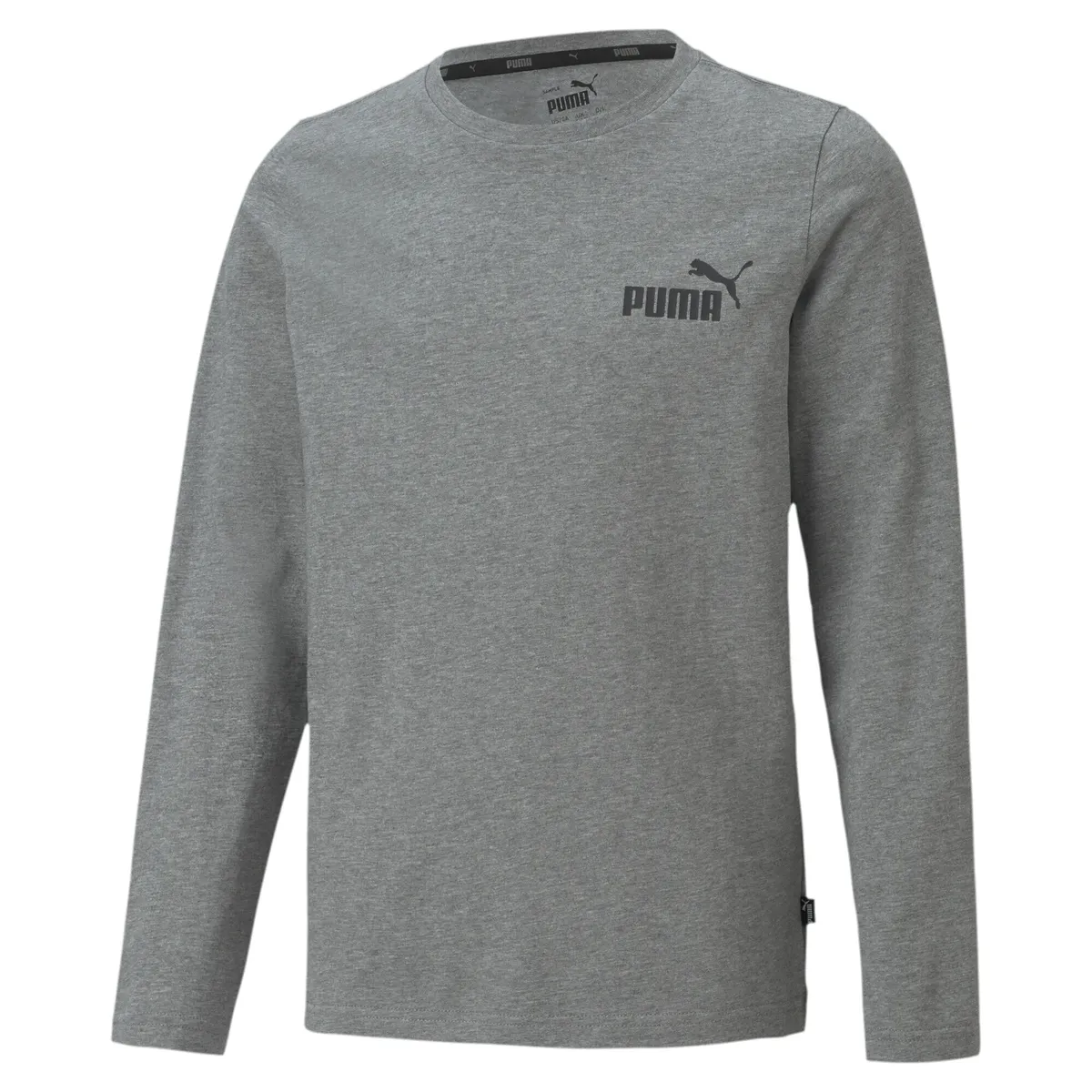 

Футболка PUMA " Essentials No. 1 рубашка с длинными рукавами и логотипом для мальчиков ", серый