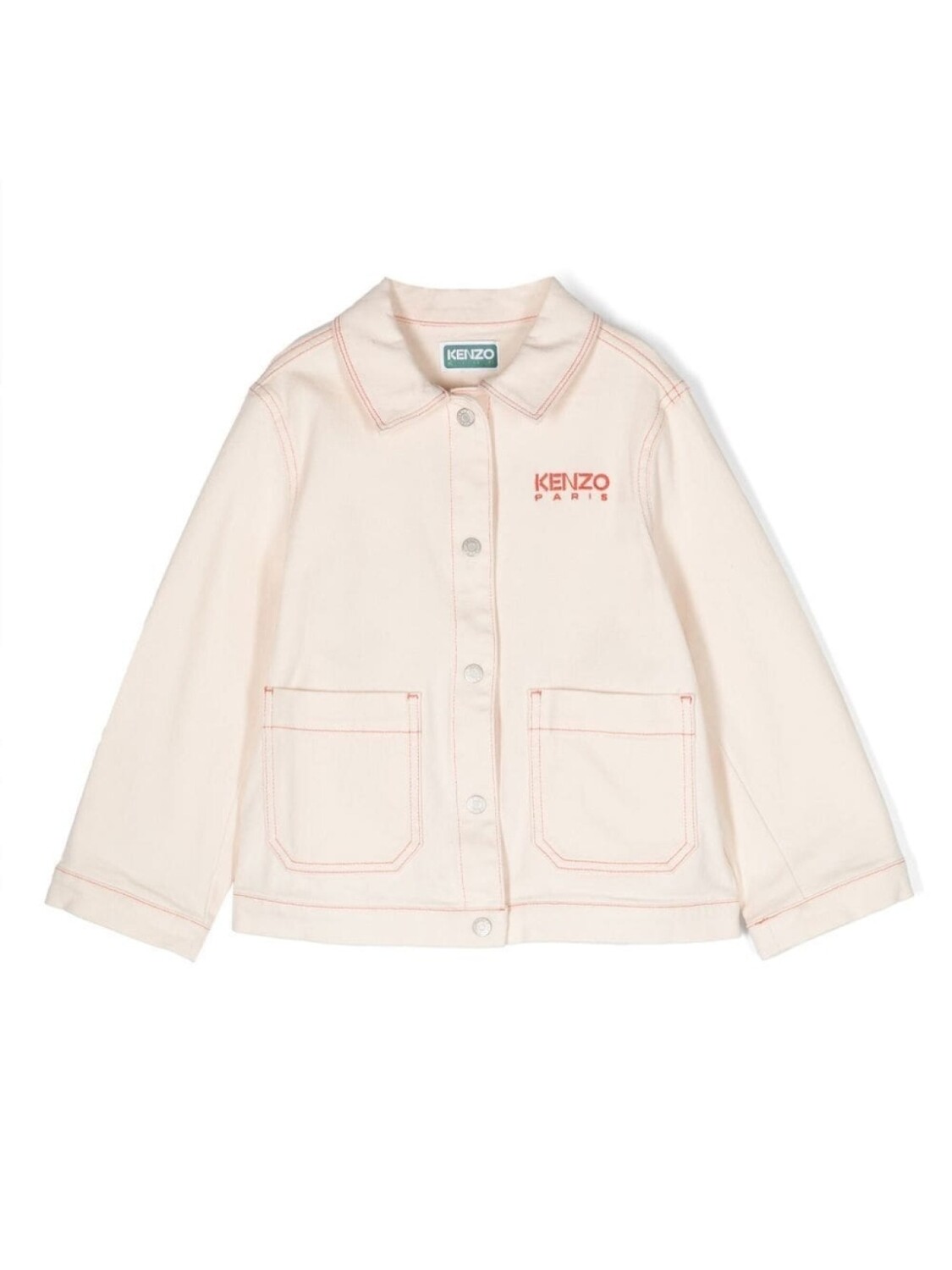 

Kenzo Kids куртка с графичным принтом 'Bamboo', розовый