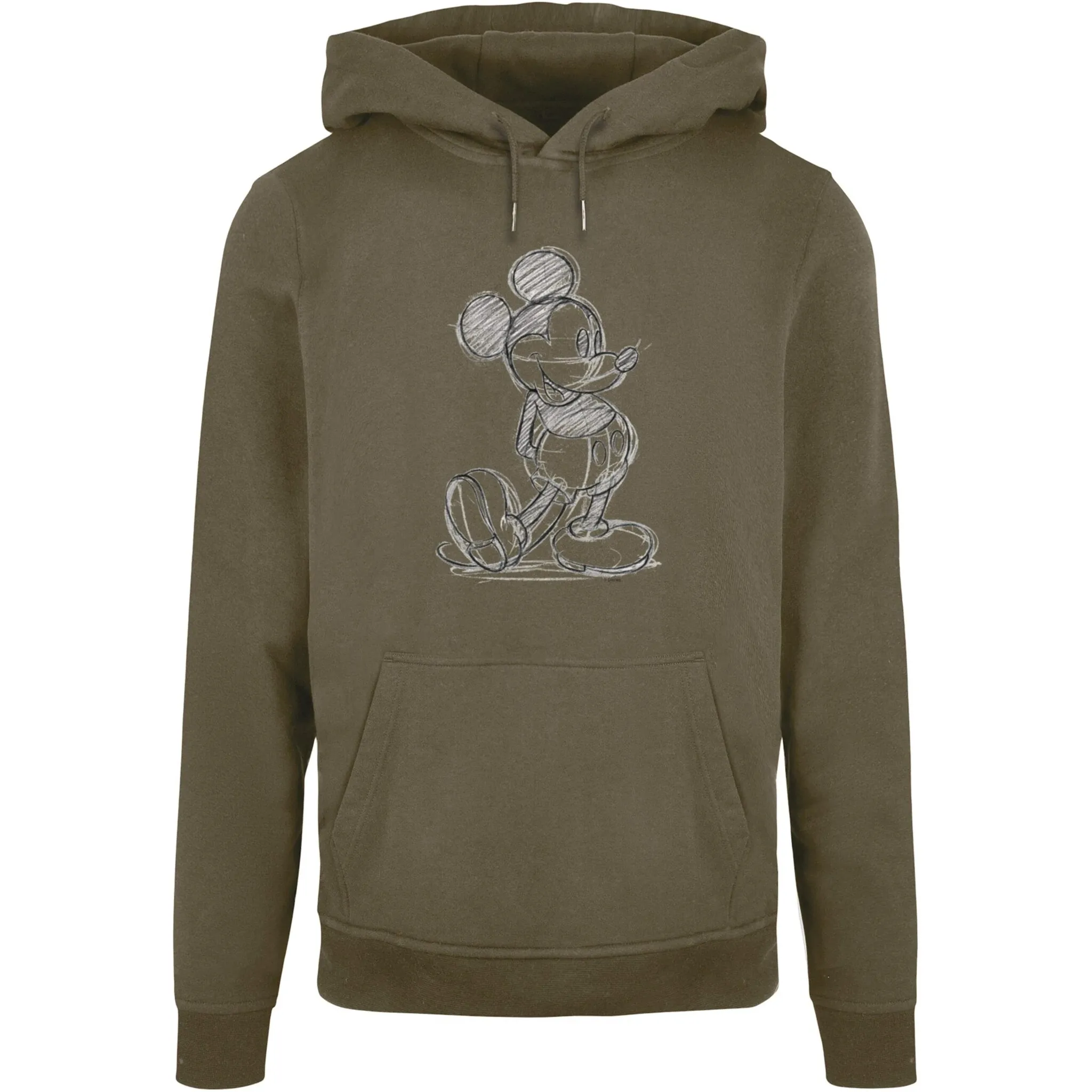 

Толстовка ABSOLUTE CULT с капюшоном "ABSOLUTE CULT Men's Mickey Mouse - Sketch Kick Hoody", оливковый