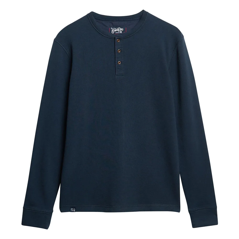 

Лонгслив Superdry Merchant Grandad, синий