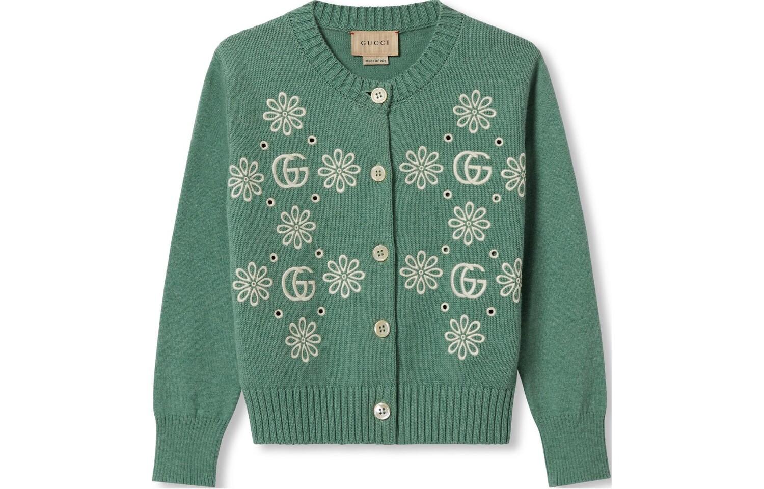 

Детский свитер Gucci, темно-зеленый