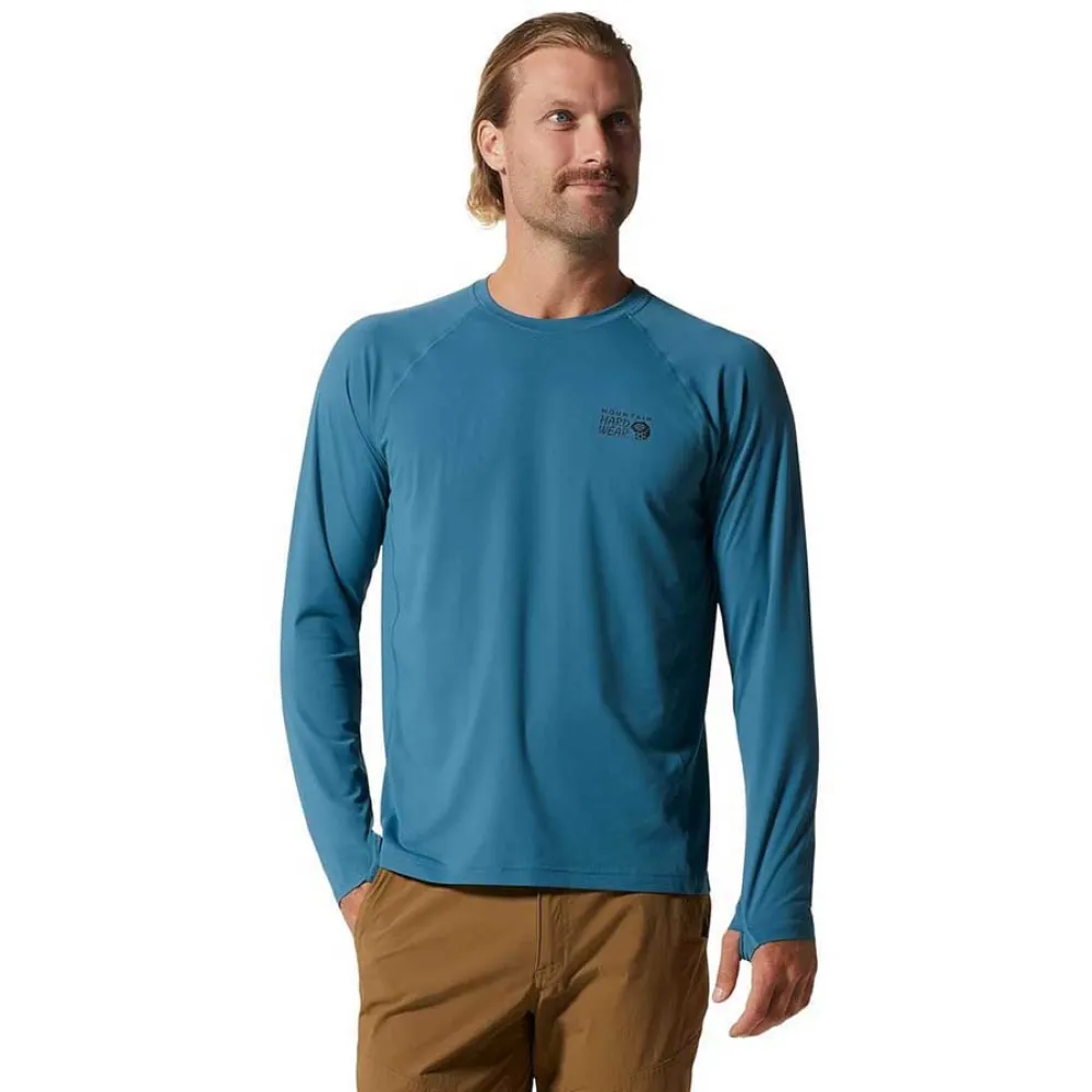 

Футболка Mountain Hardwear Crater Lake long sleeve, синий
