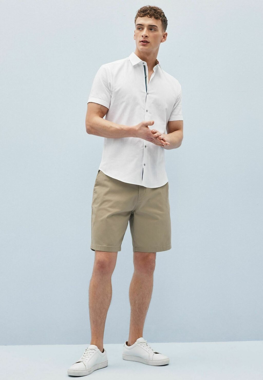 

Шорты Stretch Chino Next, цвет navy blue grey wheat