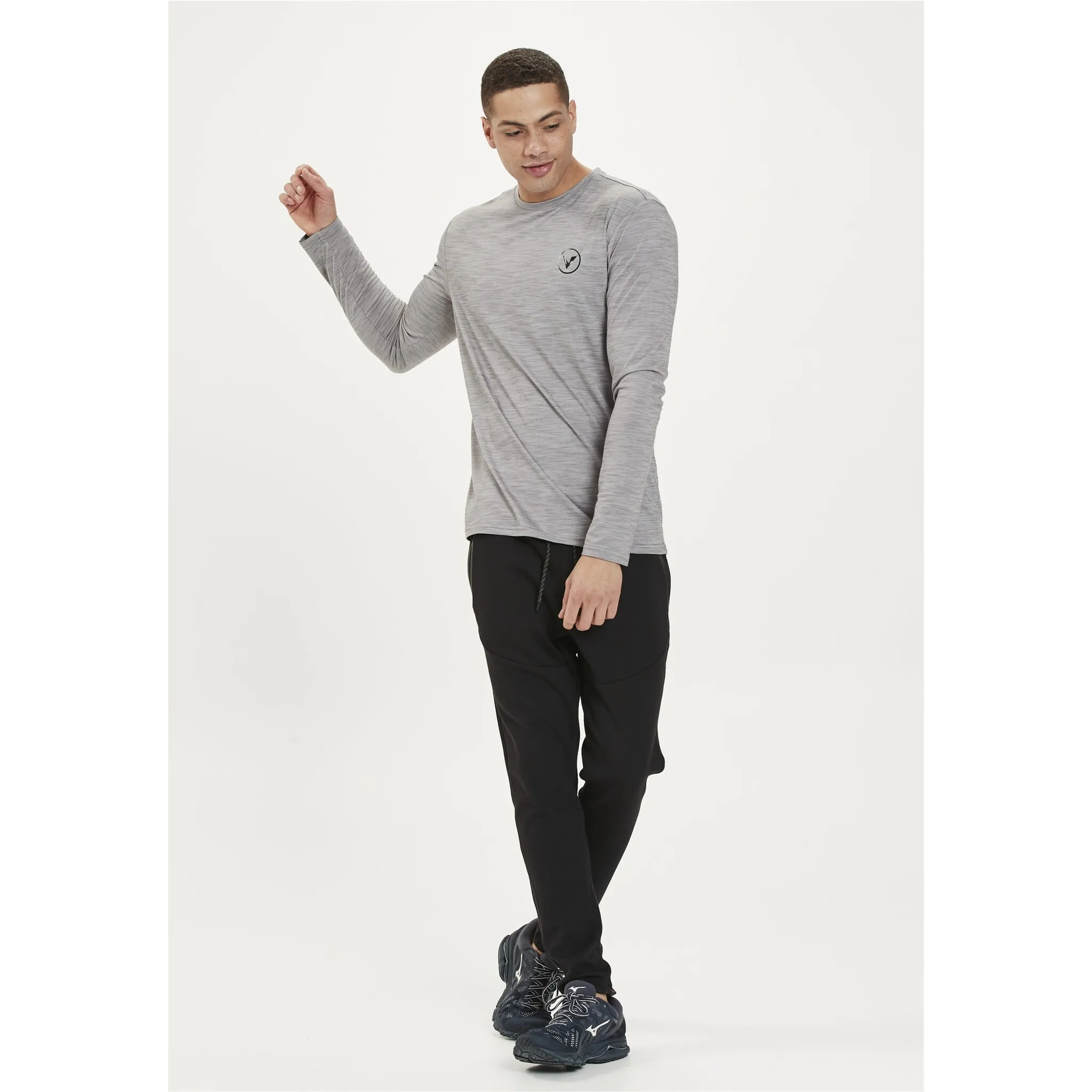 

Рубашка Virtus с длинными рукавами "JOKERS M L/S", с инновационной технологией Quick Dry, цвет Grau-Meliert