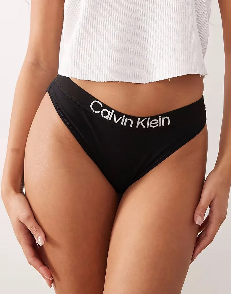 Трусики-бикини Calvin Klein Extra Soft Cotton черного цвета