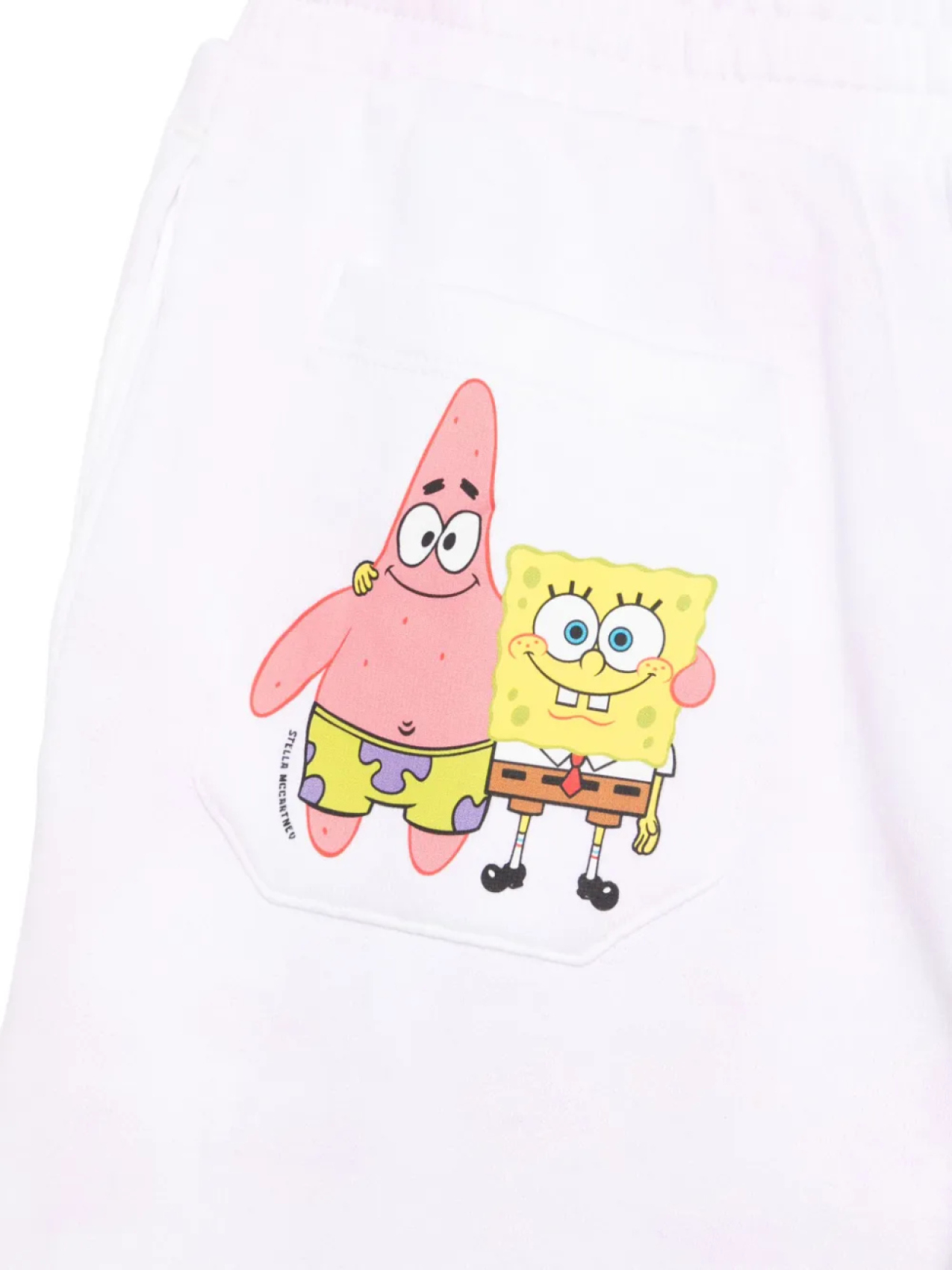 Спортивные штаны с принтом Stella McCartney Kids x SpongeBob SquarePants, розовый — фото 3