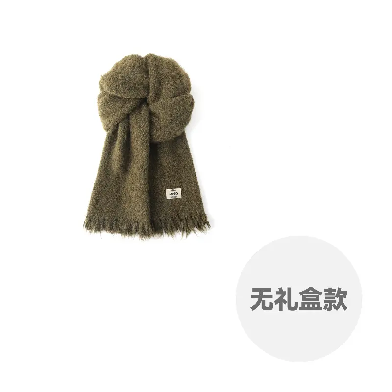 

Вязаный шарф Unisex Jeep, оливково-зеленый