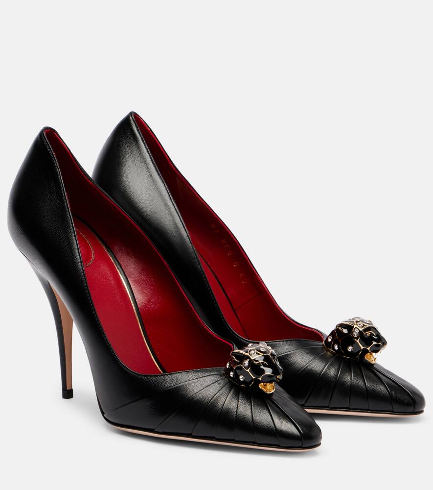 Туфли-лодочки Pas De Chat 105 из кожи Valentino Garavani, Nero