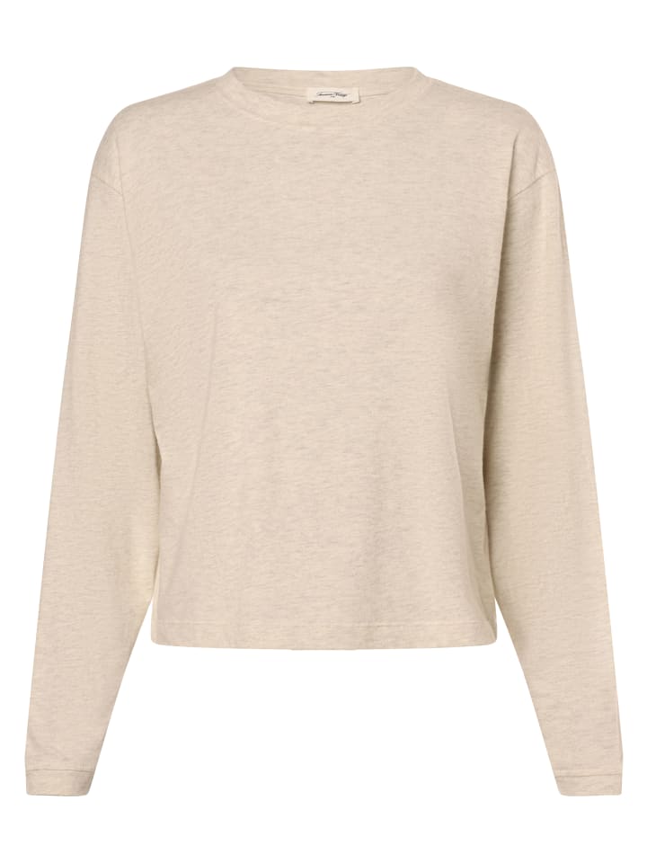 

Рубашка с длинными рукавами бежевого цвета American Vintage