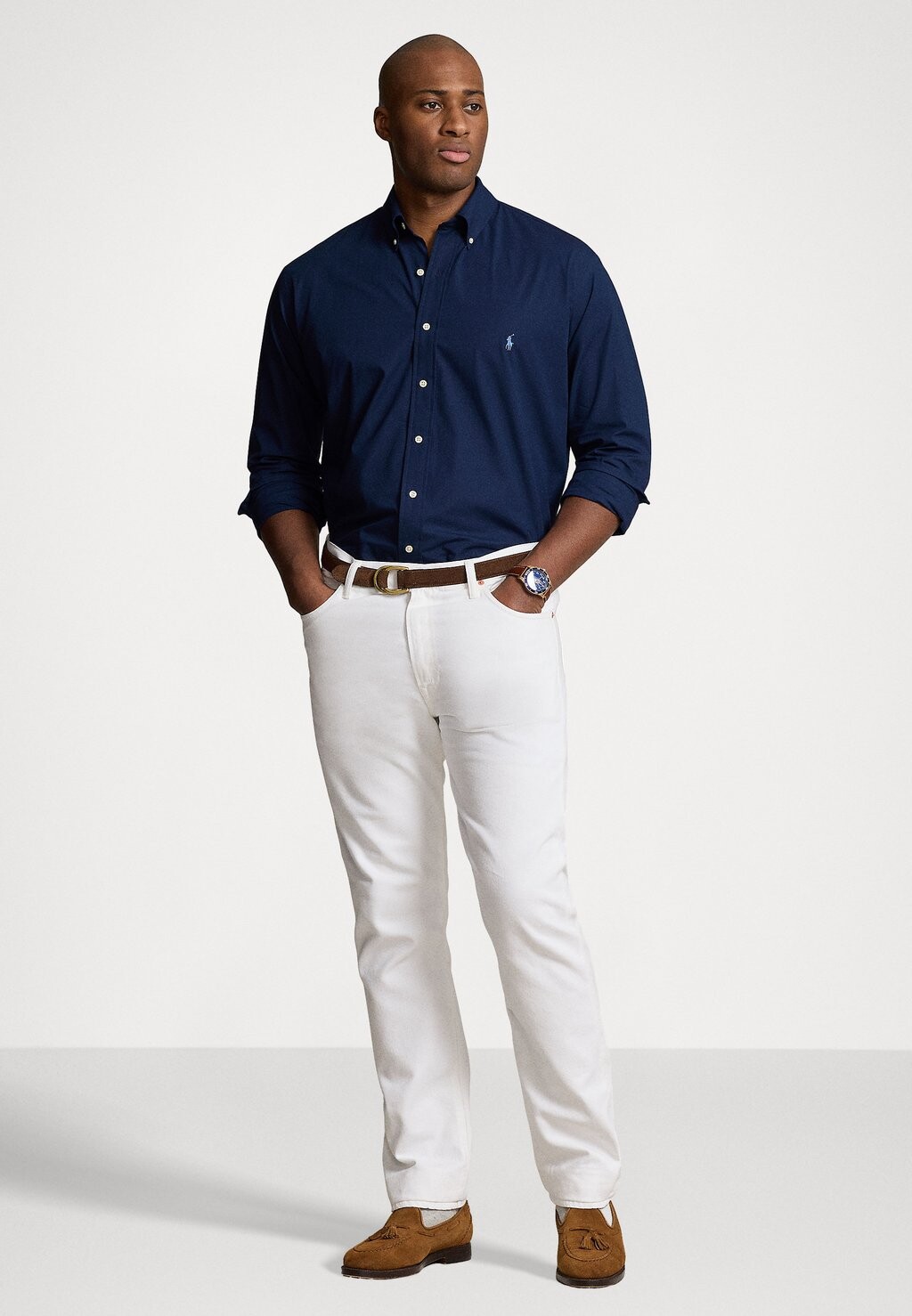 Рубашка Long Sleeve Sport Polo Ralph Lauren, цвет newport navy — фото 2