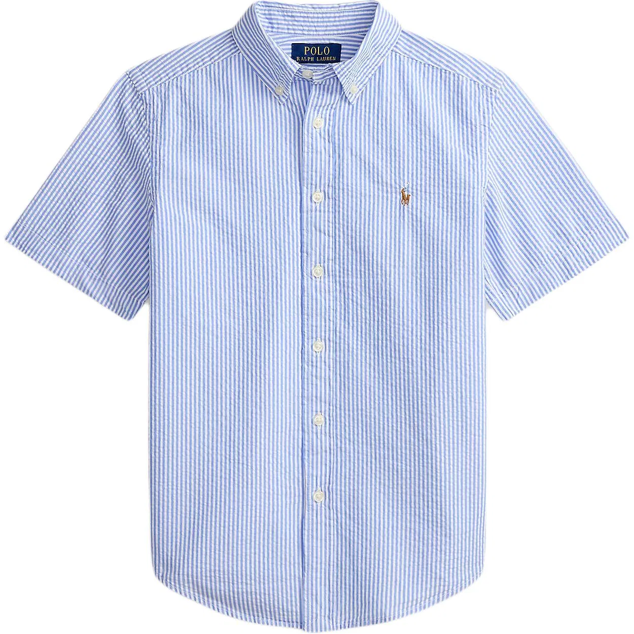 Повседневная рубашка Regular Kids' Polo Ralph Lauren Blue White