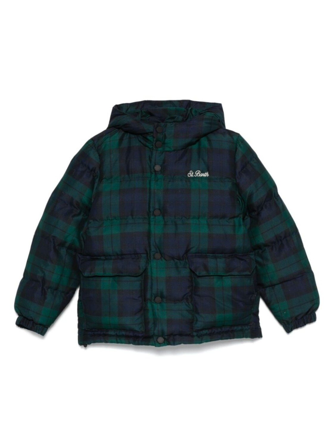 

MC2 Saint Barth Kids куртка Baxter из коллаборации с PEANUTS, зеленый