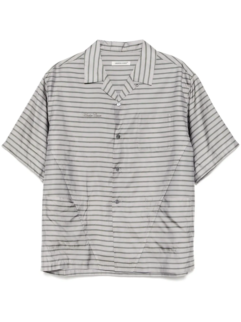 

Рубашка в полоску Undercover, серый